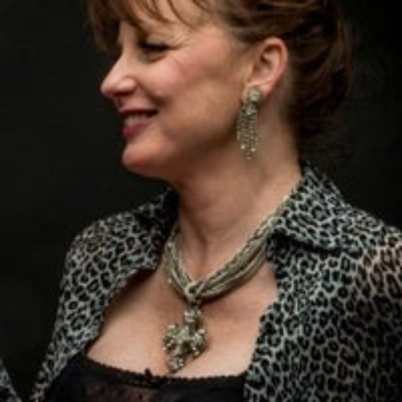 Boho Goth Necklace with cross/Steampunk Chunky metal chains necklace - Picture 4 of 4